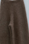 SWAYING 24 Autumn and Winter Cashmere Brushed Straight Pants SW-SW24AW3B41-TUO Camel